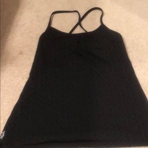 Yoga tank top. It is perforated